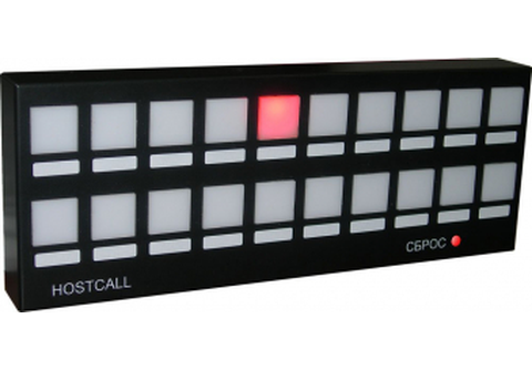MP-730W1 Табло отображения For "HostCall-TM"